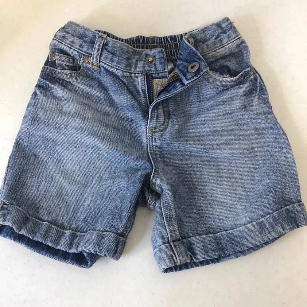 Ralph Lauren Denim Snap Button Shorts 24 Months